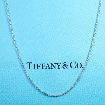 Tiffany & Co Sterling Silver 925 Cable Chain Necklace 80cm 31.5in