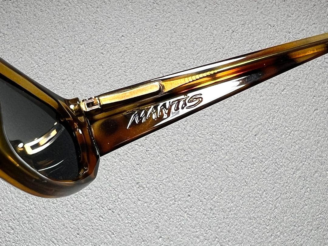 Arnette Mantis Vintage Sunglasses Pattern Wraparound Brown Frame Y2K Italy