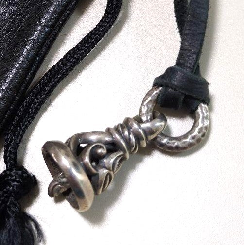 Lone Ones Leonard Kamhout Early Crane Bell Pendant Top Silver M Size Used
