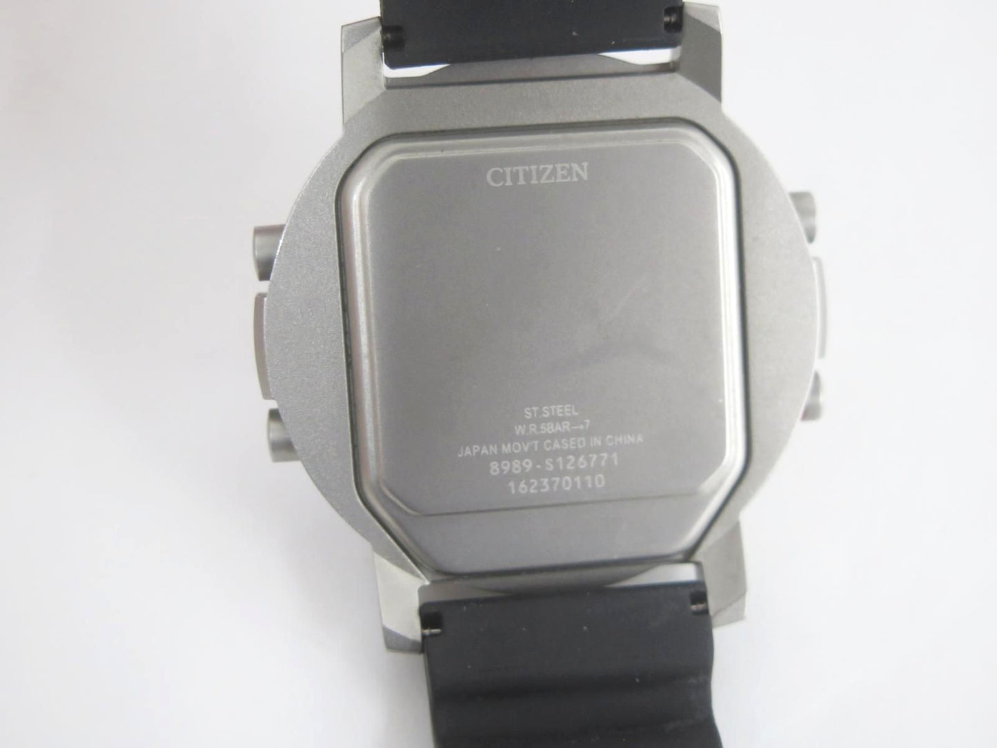 Citizen Ana-Digi Temp 8989-S126771 Alarm Chronograph Quartz Watch WR50 Vintage