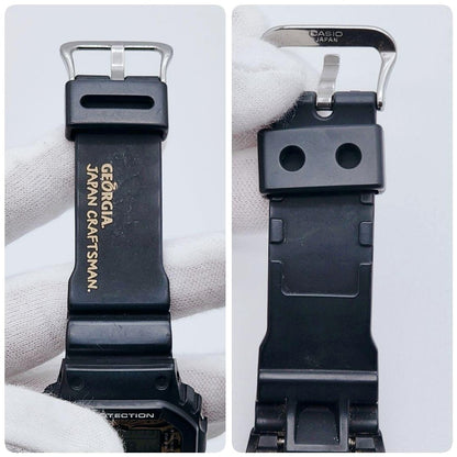 CASIO G-SHOCK DW-5600VT Georgia Japan Craftsman Limited Collab Watch Black Gold