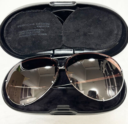 Porsche Design by Carrera 5621 Sunglasses Teardrop Brown Vintage Austria w/Case