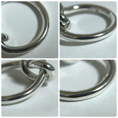 Georg Jensen Infinity Knot Ring 925 Sterling Silver US4 EUR47 Authentic Denmark
