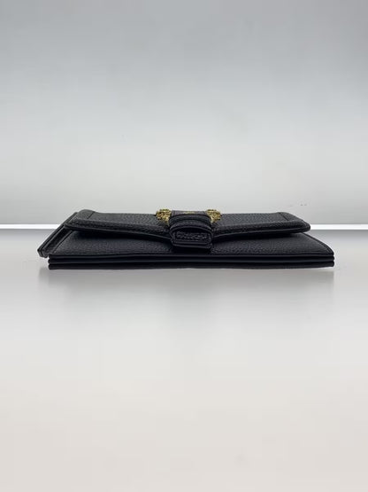 Versace Jeans Couture Couture 1 Black Baroque Buckle Chain Shoulder Bag Gold