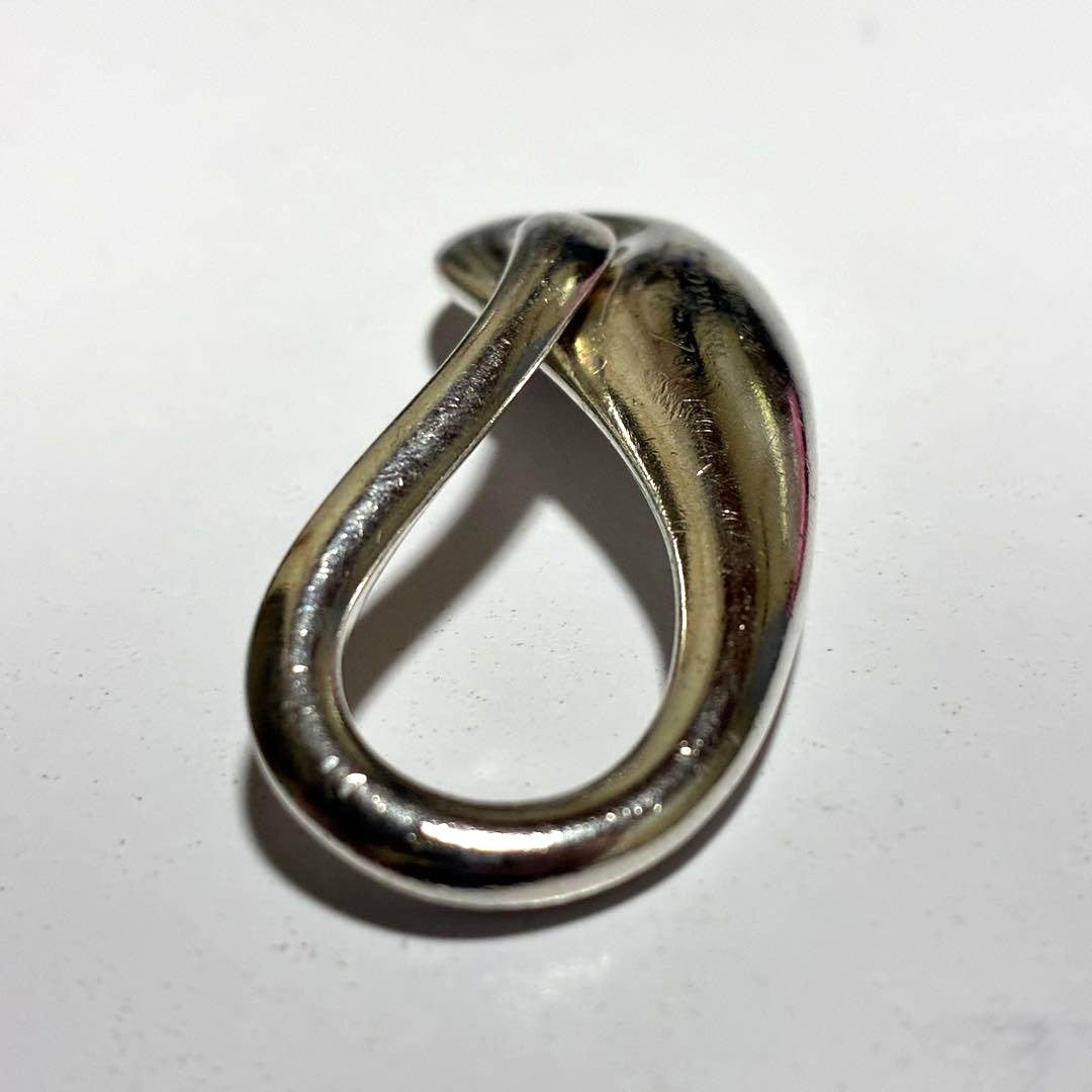 Tiffany & Co Sterling Silver 925 Teardrop Keyring Charm Elsa Peretti