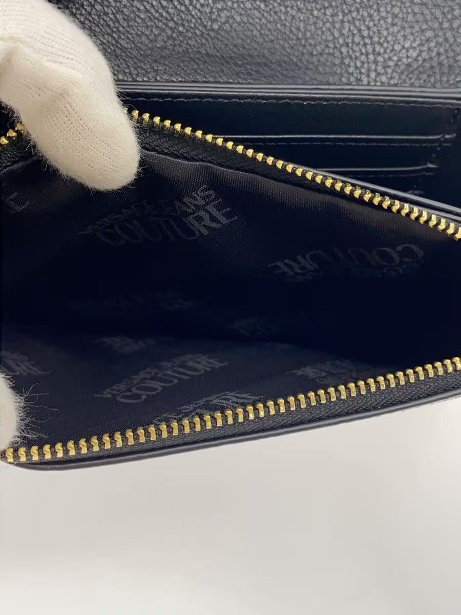 Versace Jeans Couture Couture 1 Black Baroque Buckle Chain Shoulder Bag Gold
