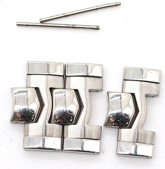 Philippe Charriol 0096 CCSTRM Genuine Band Link 3pcs Silver Stainless Steel 20mm