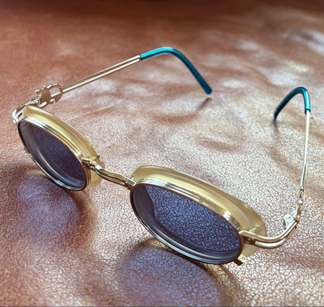 Jean Paul Gaultier 58-5201 Vintage Sunglasses Steampunk Euphoria Maddy Japan