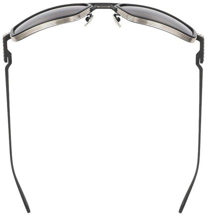 Chrome Hearts EADER Double Bridge Sunglasses Black Silver 61-20-124 Used Japan