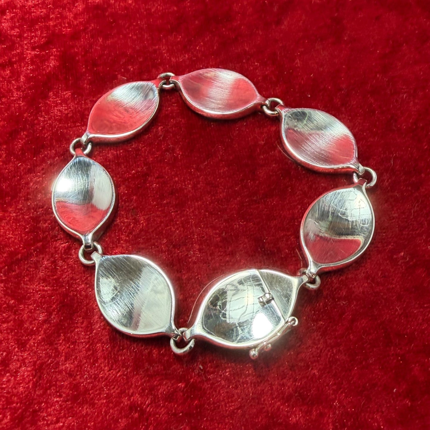 Georg Jensen # 171 Sterling Silver 925 Bracelet 16.7cm 6.5in 34.4g Excellent