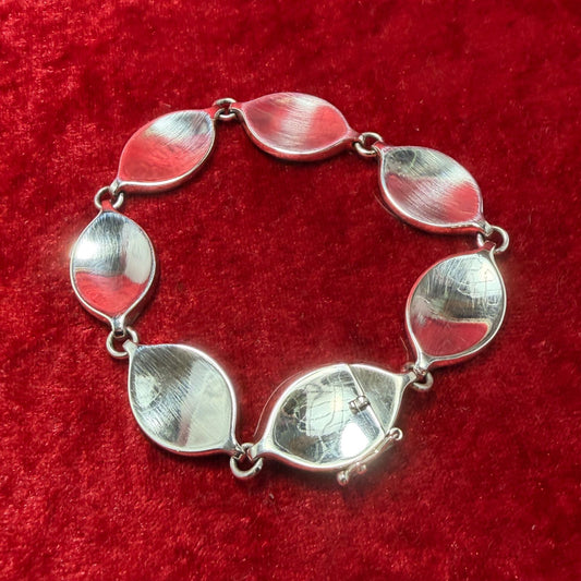 Georg Jensen # 171 Sterling Silver 925 Bracelet 16.7cm 6.5in 34.4g Excellent