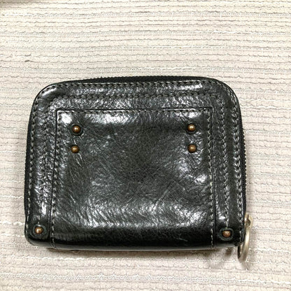 Chloe Paddington Bi-fold Wallet Coin Purse Black Leather Gold Padlock Authentic