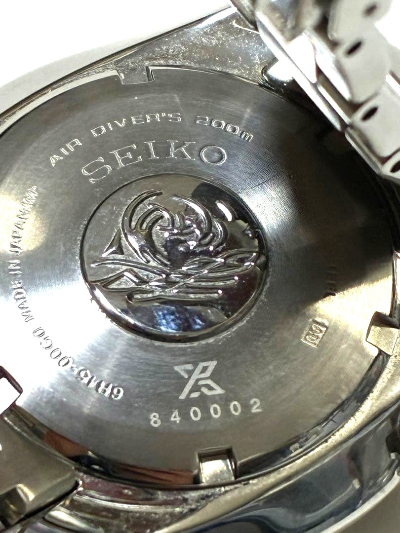 SEIKO Prospex Sumo Diver 200m Automatic Watch Black Steel SBDC031 6R15 Japan