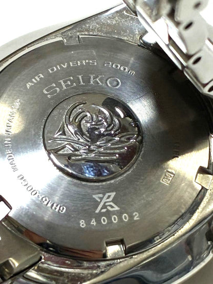 SEIKO Prospex Sumo Diver 200m Automatic Watch Black Steel SBDC031 6R15 Japan