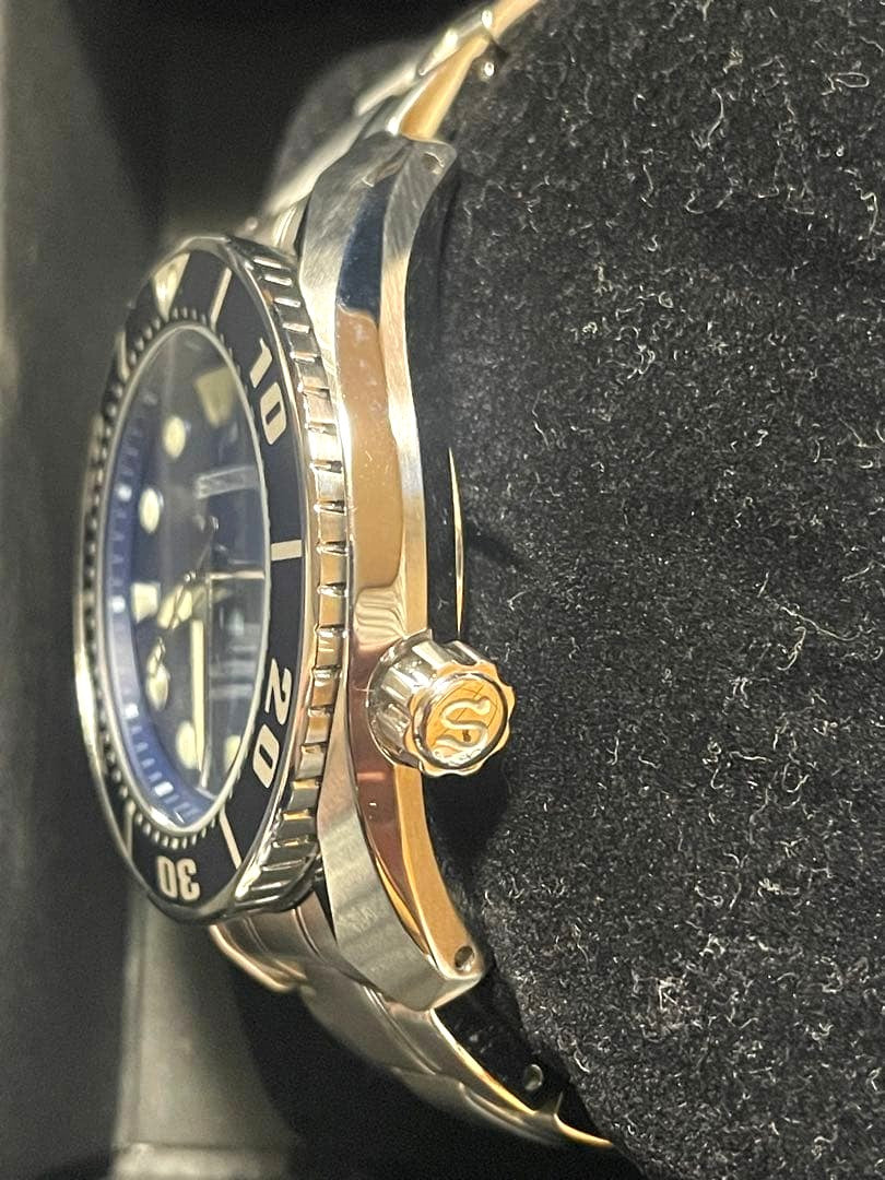 Seiko Prospex SBDC033 Sumo Diver Scuba Blue 200m Automatic Watch 44mm Japan Used