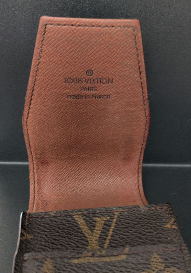 Louis Vuitton Authentic Cigarette Case Used  6.5x13.5x1.5cm 2.6x5.3x0.6"