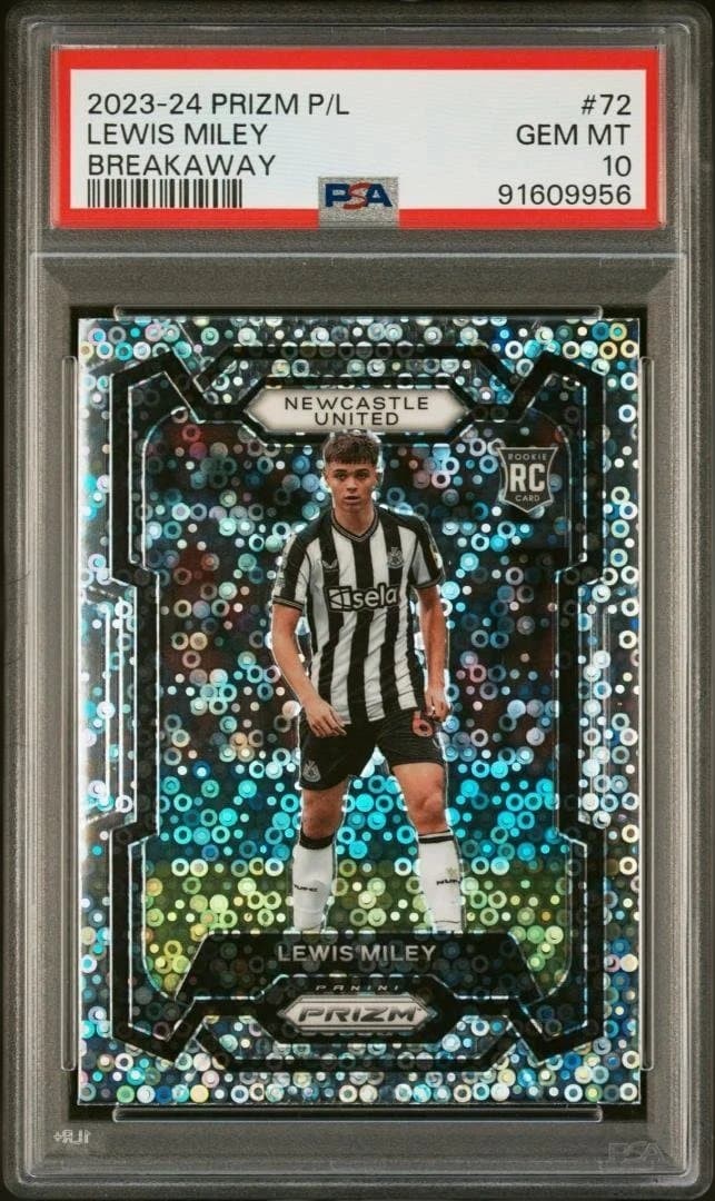 PSA 10 Panini Prizm Premier League 23-24 Lewis Miley #72 Breakaway