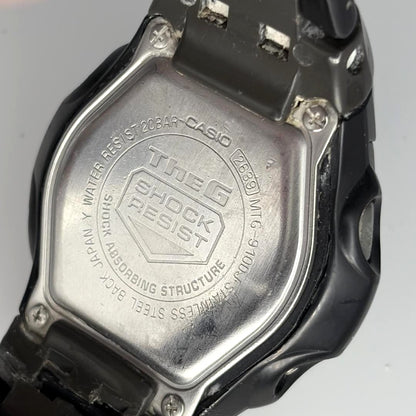 CASIO G-SHOCK MTG-910DJ The G Mens Watch Silver Black Wave Ceptor Solar 45mm