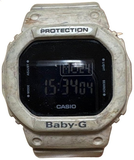 CASIO Baby-G BGD-560WM Digital Watch Marble White Shock Resistant 20BAR Womens