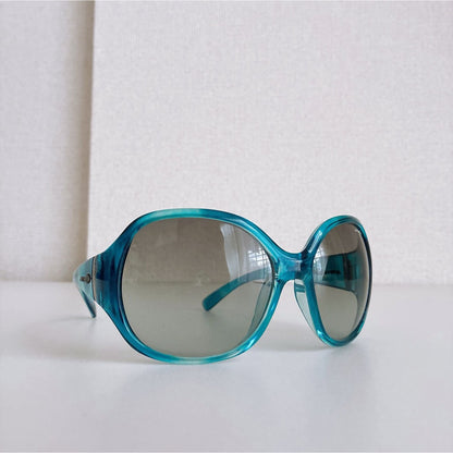 Arnette Y2K Oversized Sunglasses Clear Blue Gradient Lens Women Japan Vintage