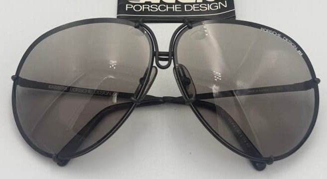 Carrera Porsche Design 5621 Vintage Aviator Sunglasses Black Metal Made Austria