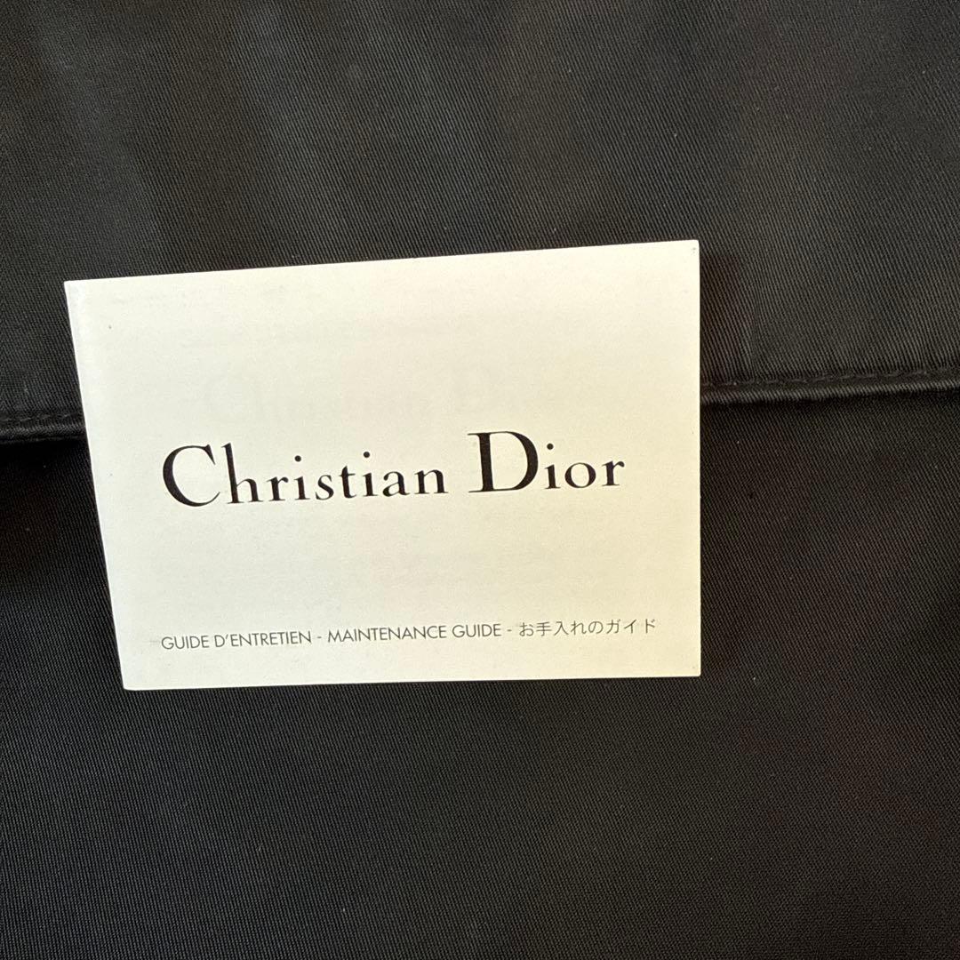 Christian Dior Malice Pearl Nylon Hobo Bag Black Beaded Handle Galliano Vintage